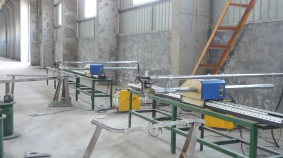 Plasma flame cutting machine 01