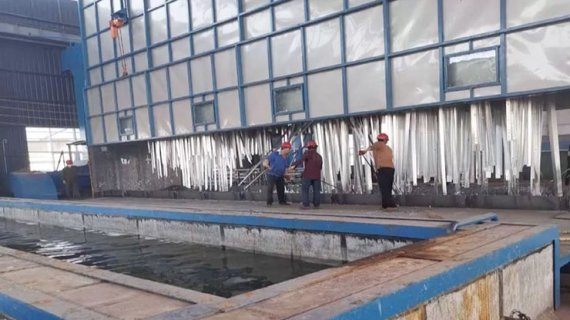 14.5m 2.2m 3m hot dip galvanize equipment