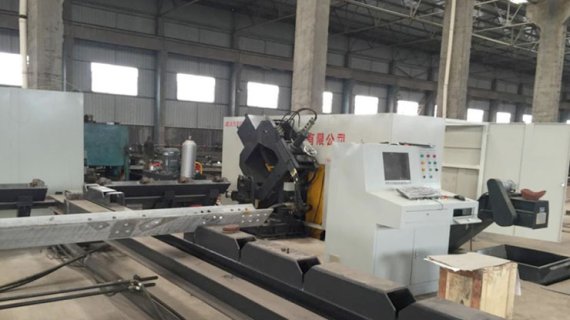 JNC1412 CNC angle steel cutting, typing, and punching machine