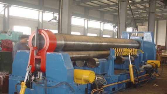 Plate bending rolling machine